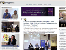 Tablet Screenshot of blogpress.pl
